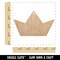 Paper Boat Ship Unfinished Craft Wood Holiday Christmas Tree DIY Pre-Drilled Ornament